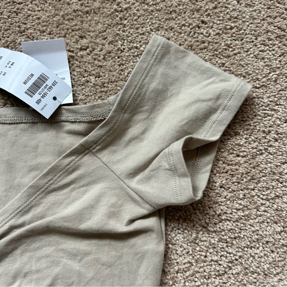 Hollister Tan Scrunched Tie Crop Top - Picture 3 of 7